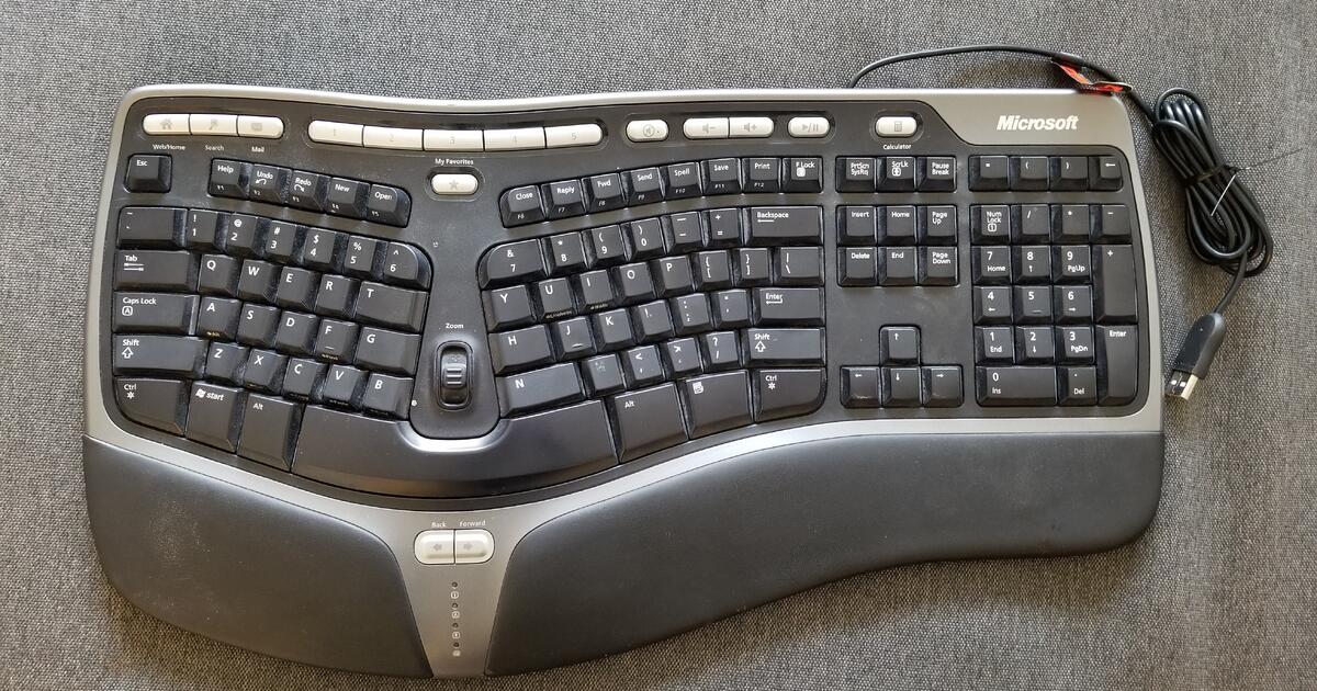 Microsoft Natural Ergonomic USB Keyboard 4000 v1.0 KU0462 for 20 in
