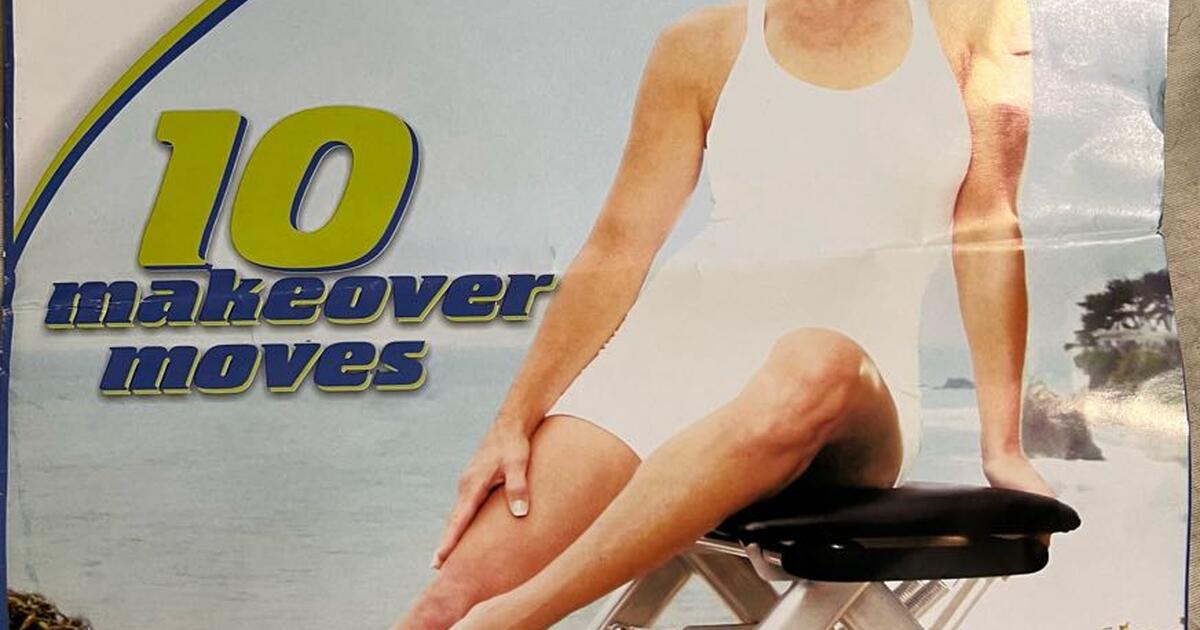 Malibu Pilates chair + 2 DVDs + Wall Chart 30 for 30 in Mesquite, TX