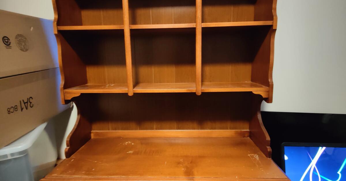 FREE desk with Bookshelf topper for Free in Crystal, MN For Sale