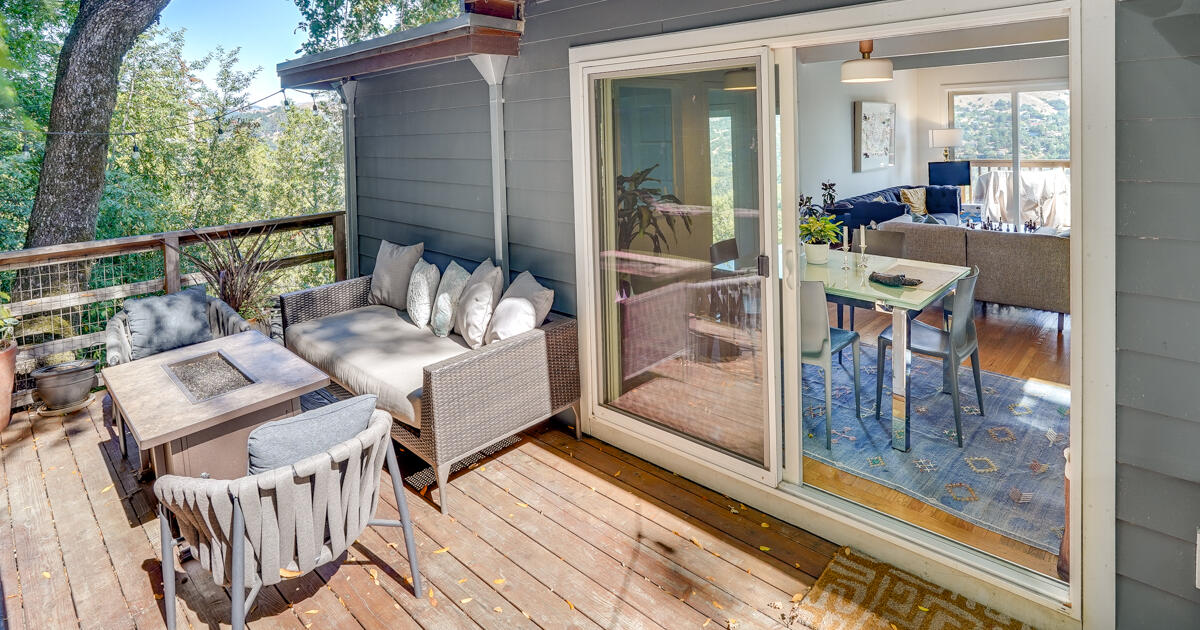 Rental of lovely San Anselmo home with views for 6000 in San Anselmo