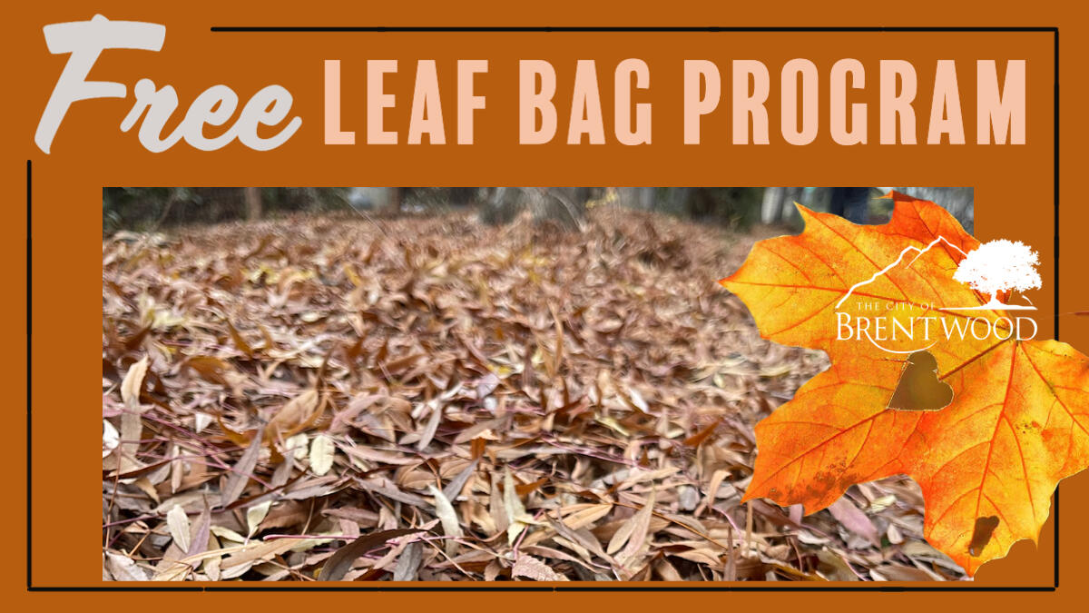 Free Leaf Bag Program (City of Brentwood) — Nextdoor — Nextdoor