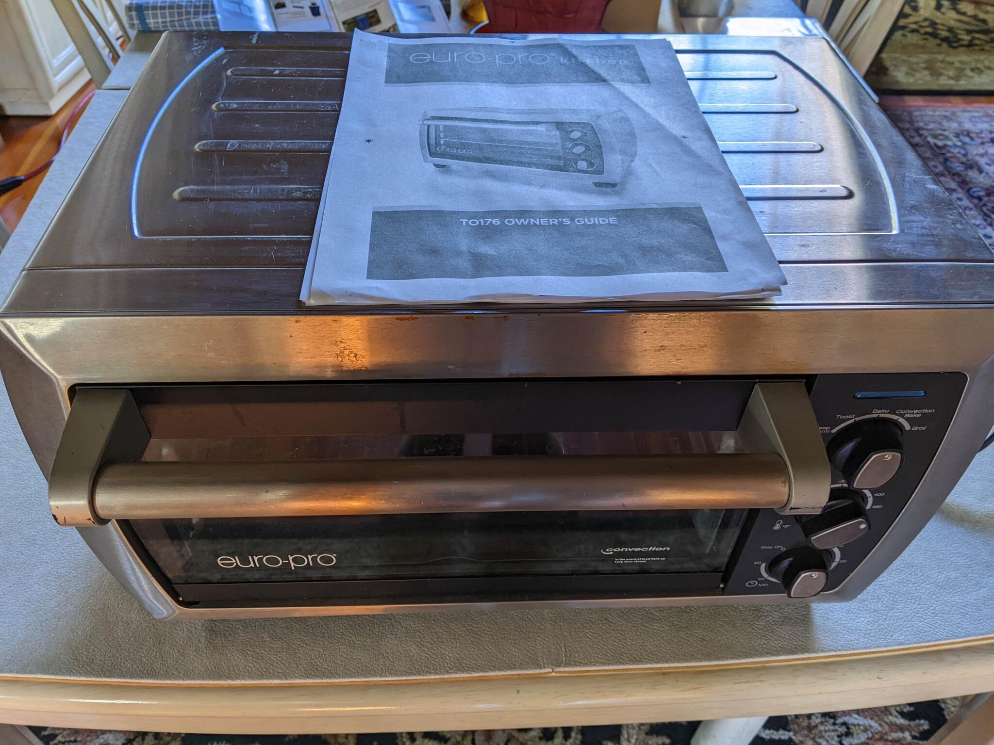 EuroPro110 volt convection countertop toaster oven for 50 in Monterey, CA For Sale & Free
