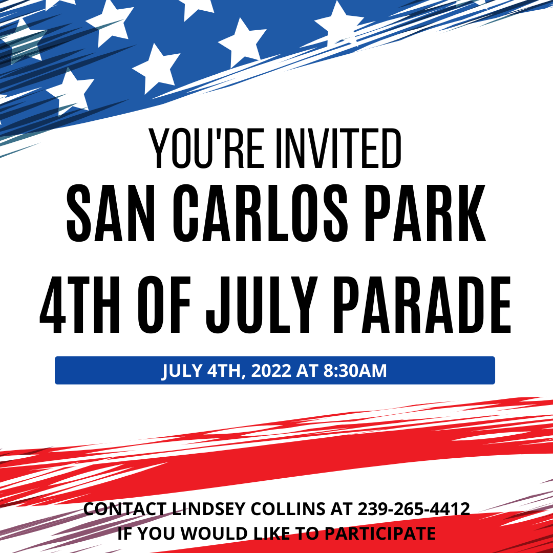 San Carlos Park 4th of July Parade Returns (San Carlos Park Fire