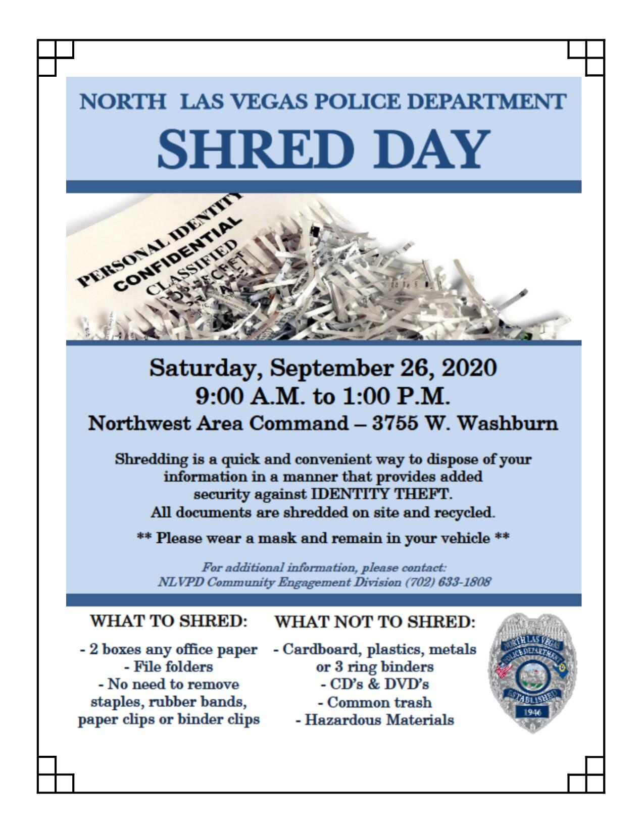 Document Shred Event (Las Vegas Metropolitan Police Department