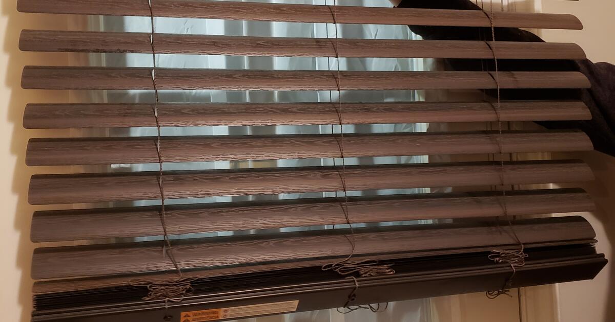 Four FREE Window Blinds, Brown, 31" x 64" for Free in Raleigh, NC For