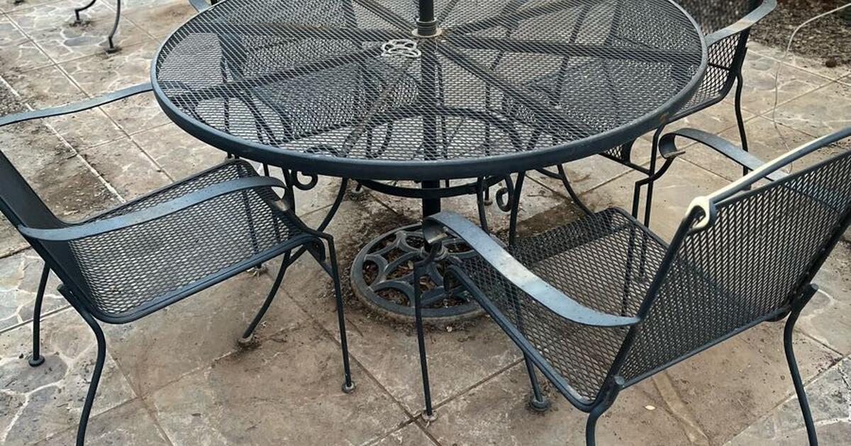 Wrought iron patio furniture for 500 in Midland, TX For Sale & Free