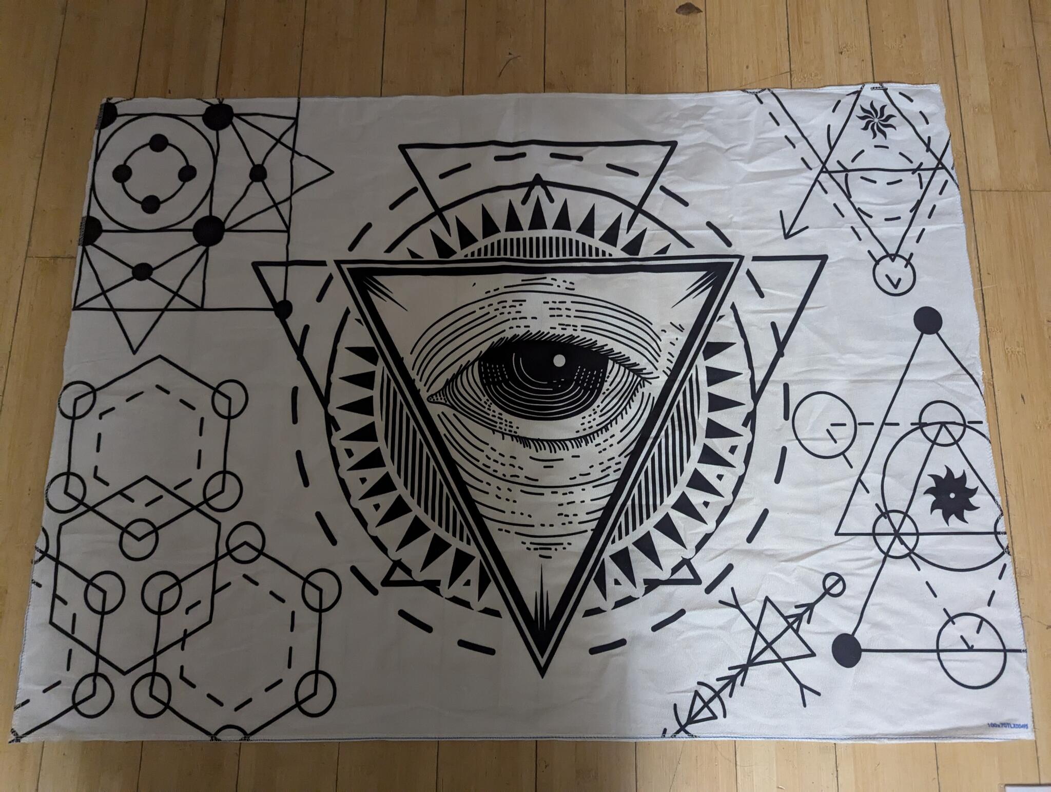 Geometric Eye Tapestry