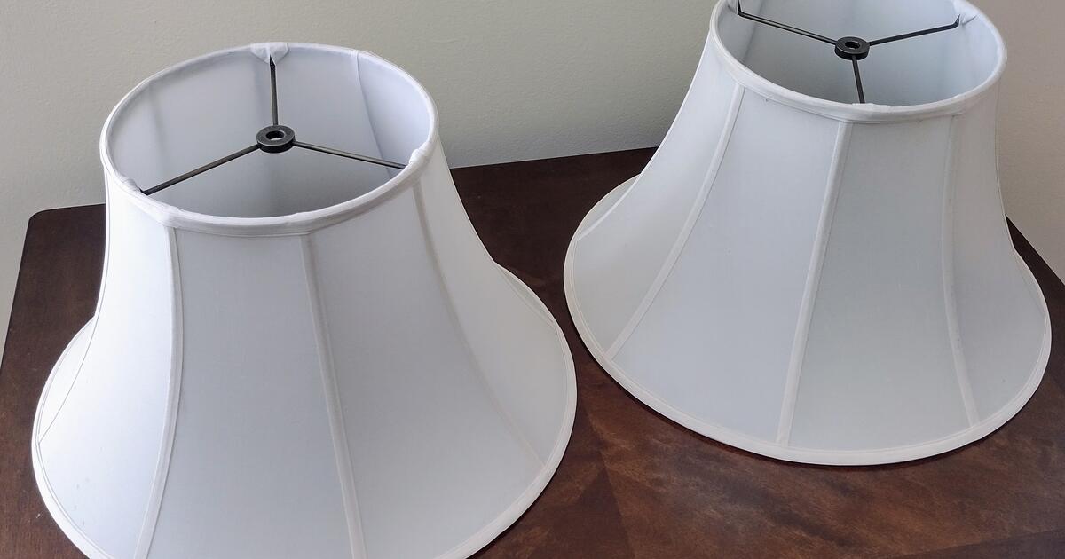 RH Restoration Hardware Silk Lampshades Priced Separately for 25 in