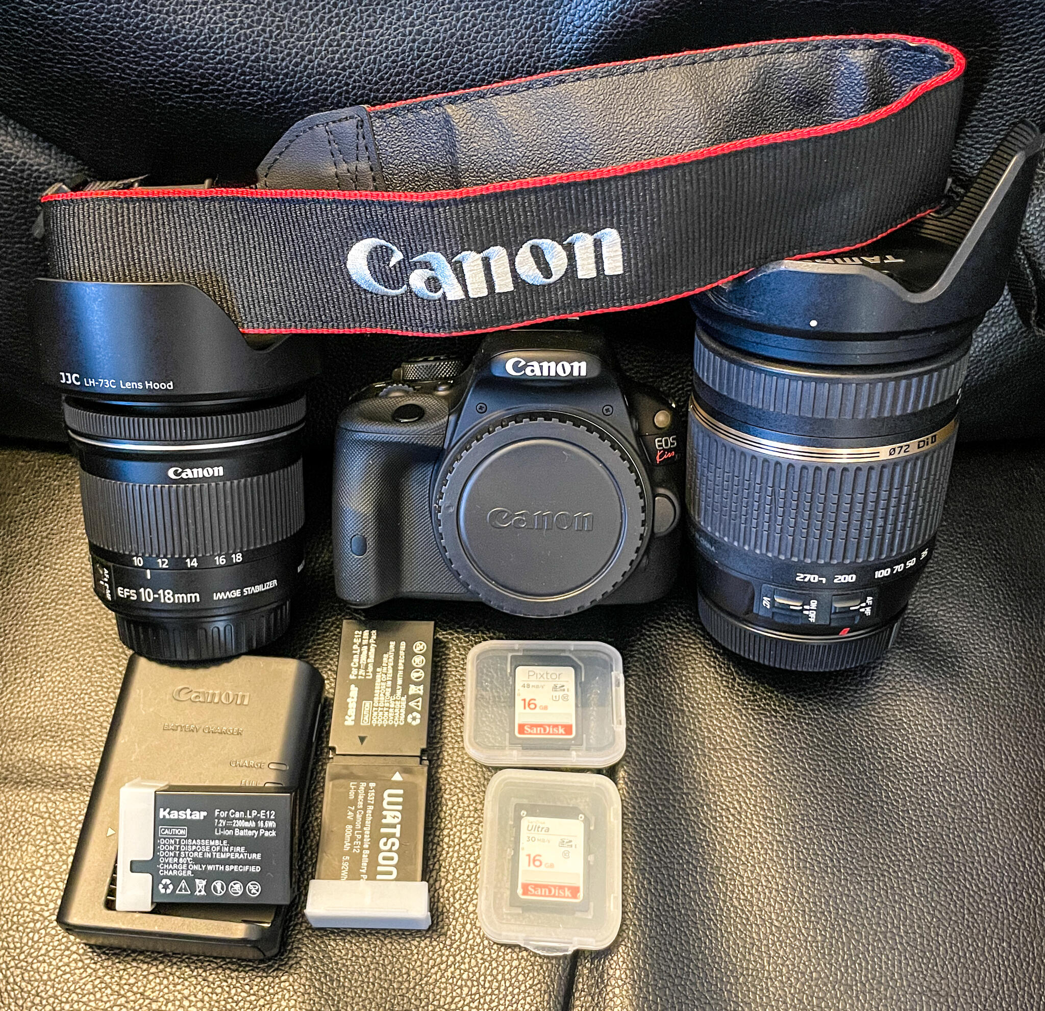 Canon EOS Kiss X7 (European Version Of The Canon EOS SL1) Complete