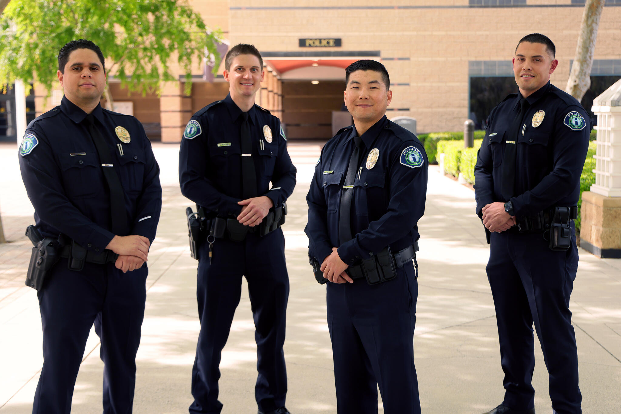Congratulations to Our Four New Police Officers. (Irvine Police