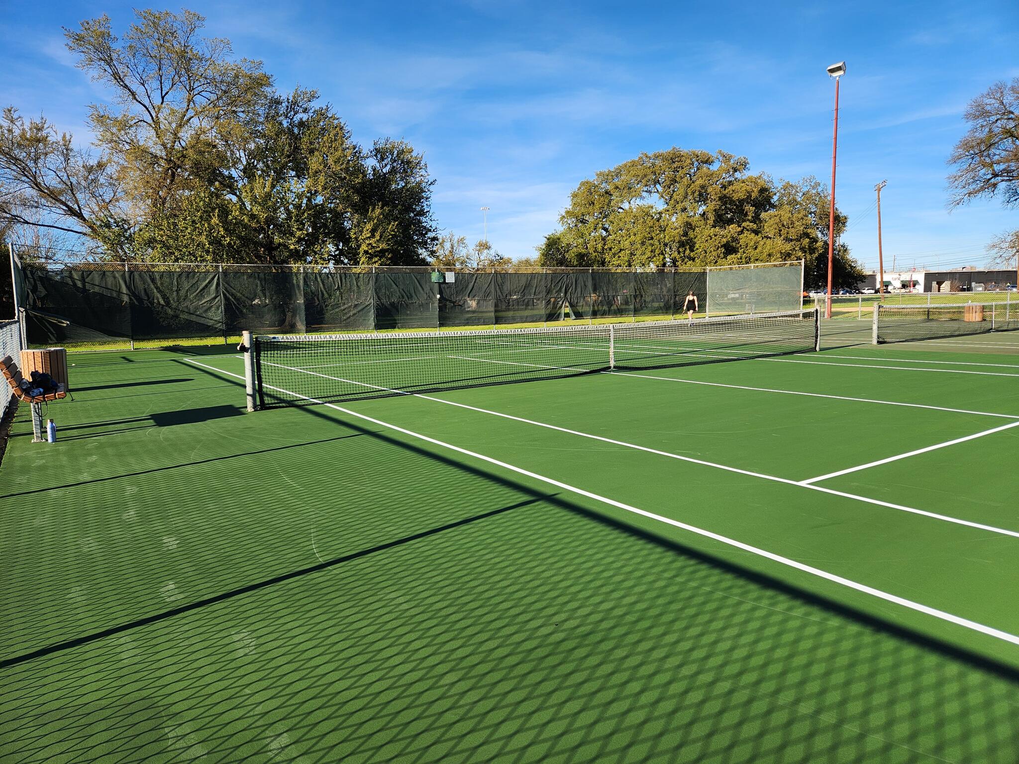 Maintenance at Joslin Neighborhood Park Tennis Courts is completed ...