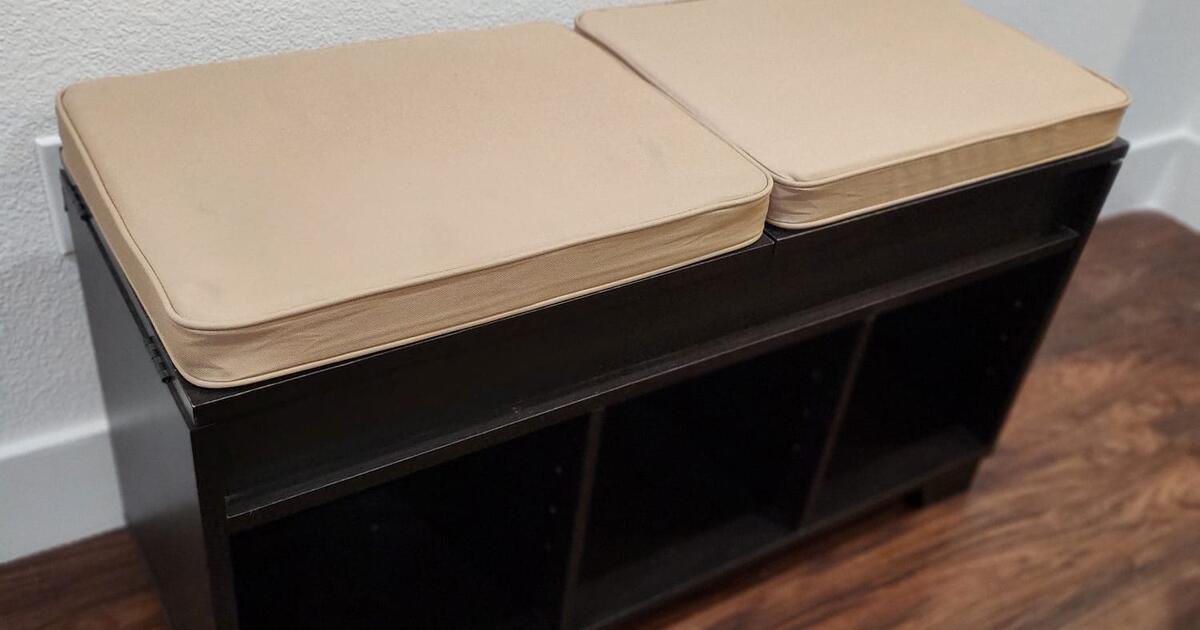 ClosetMaid® 3Cube Entryway Storage Bench, Espresso for 20 in