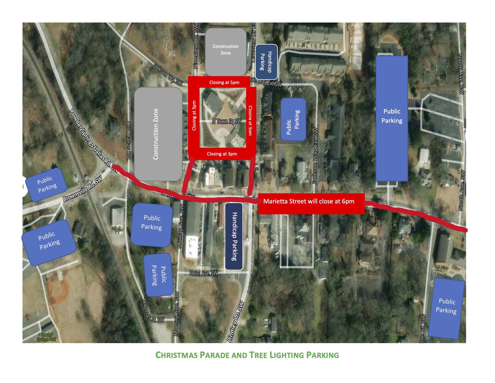 Powder Springs Christmas Parade and Tree Lighting Dec. (City of Powder