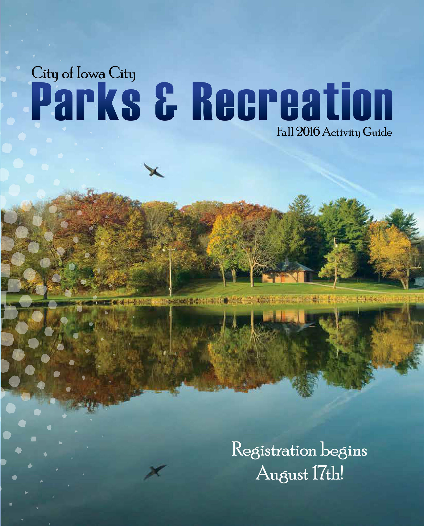 Iowa City Parks and Recreation Fall Activity Guide now available (City