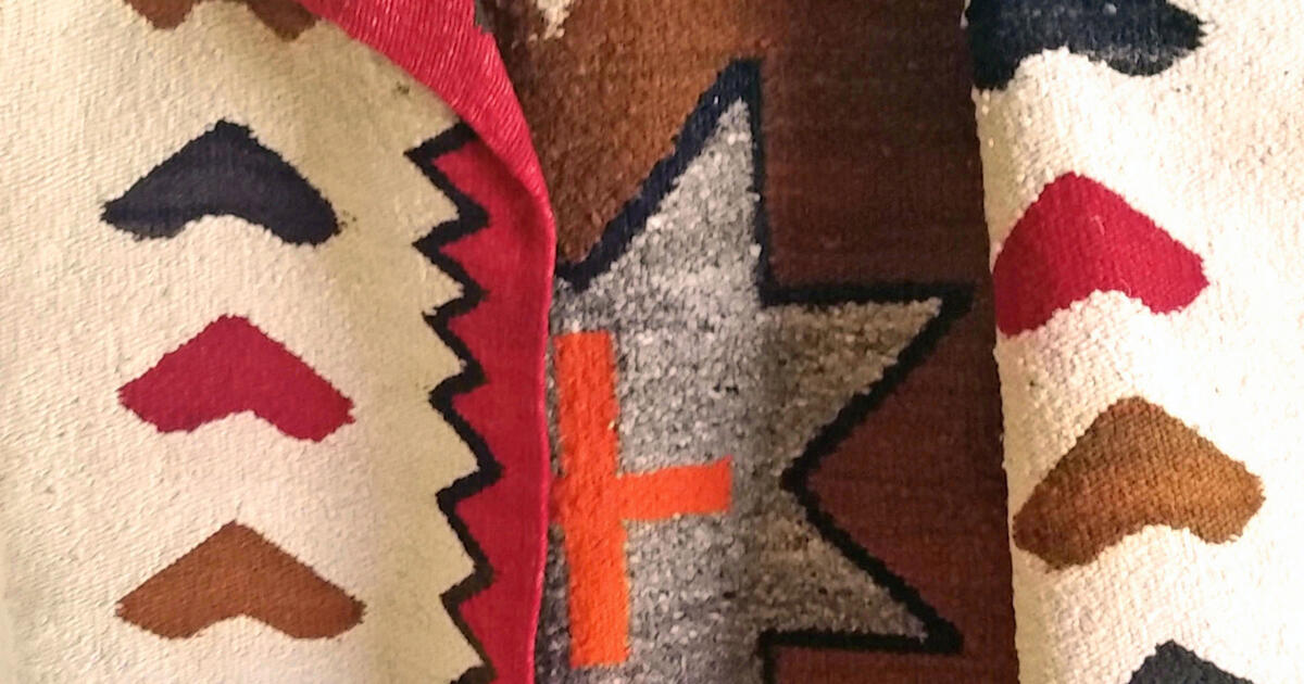 Navajo Textile Blanket Rug Vest Weaving c. 1930s 40s ANTIQUE ONE OF A KIND! for 550 in Las