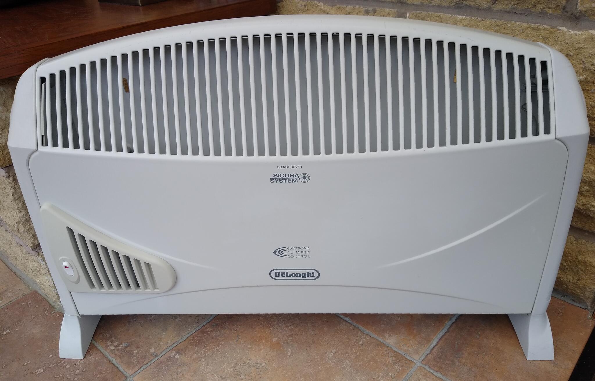 DeLonghi Sicura System Electronic Climate Control Heater For 10