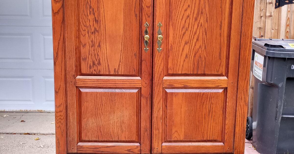 Wooden armoire for Free in Minneapolis, MN For Sale & Free — Nextdoor