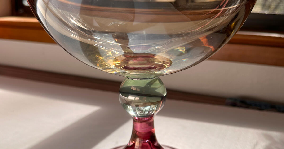 Krosno Polish Crystal Vase for 25 in Grass Valley, CA For Sale