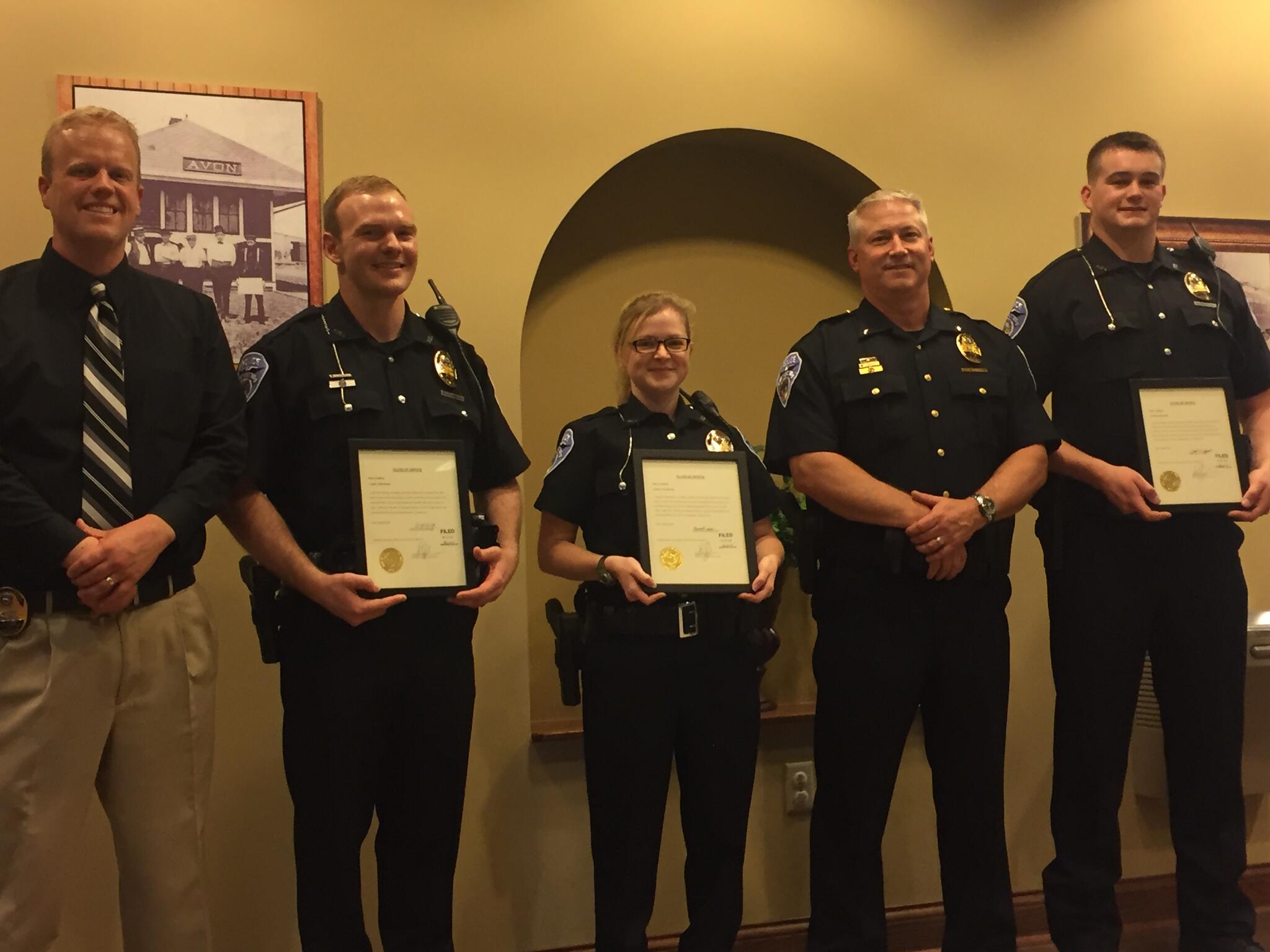 New Officers with Avon Police Department (Avon Police Department
