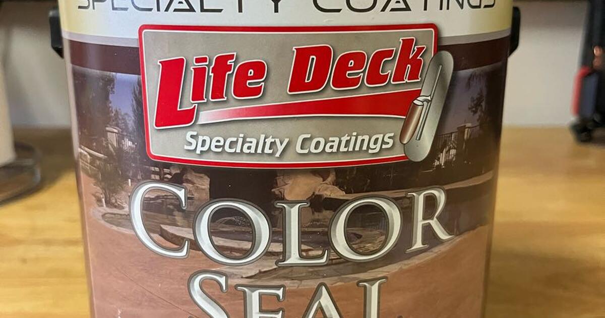 Life Deck Color Seal Floor and Deck Paint / Coating for $10 in Hermosa ...