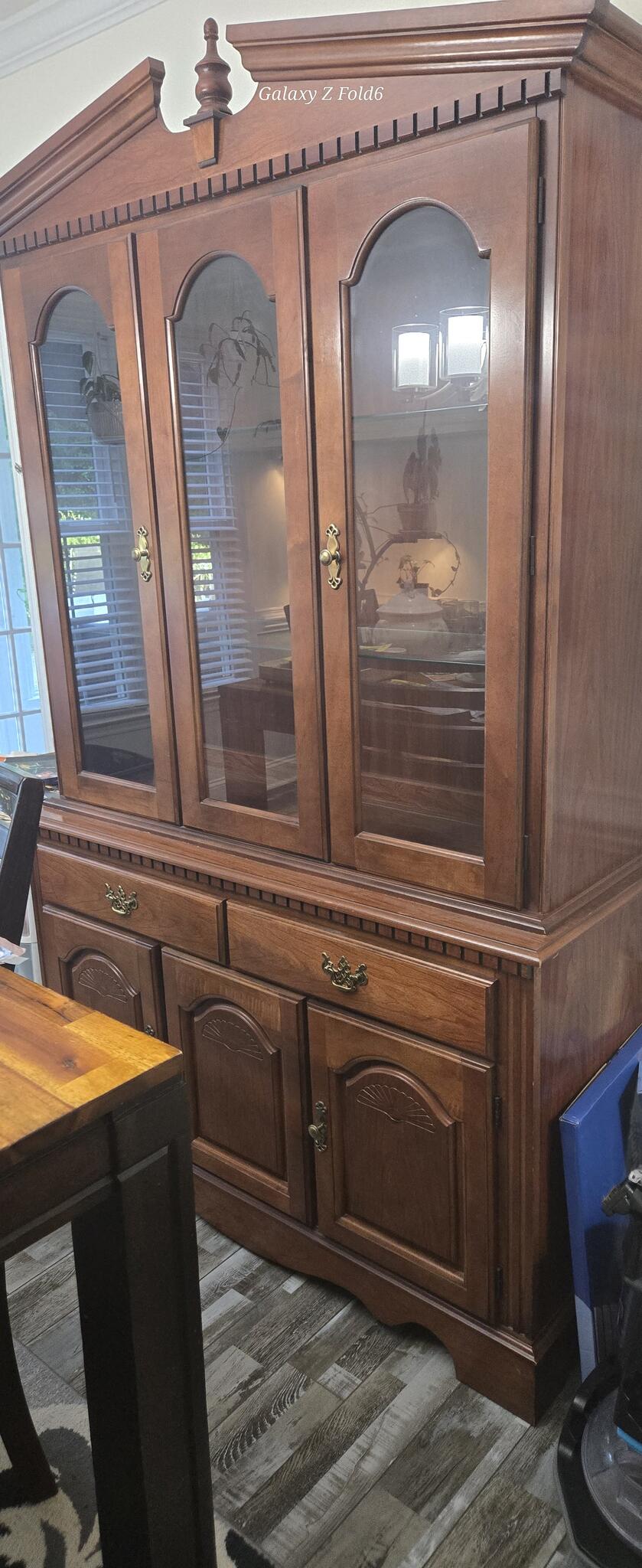 Wooden China Cabinet
