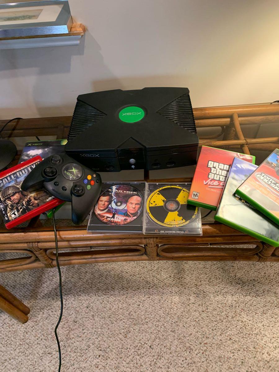 Original Xbox Console with Games