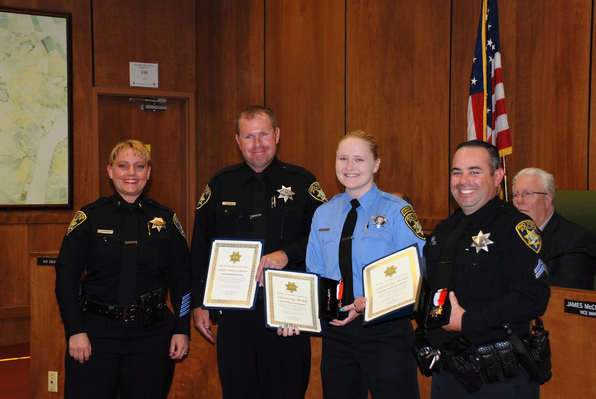 Life Saving Award Presentation (Rio Vista Police Department) — Nextdoor — Nextdoor