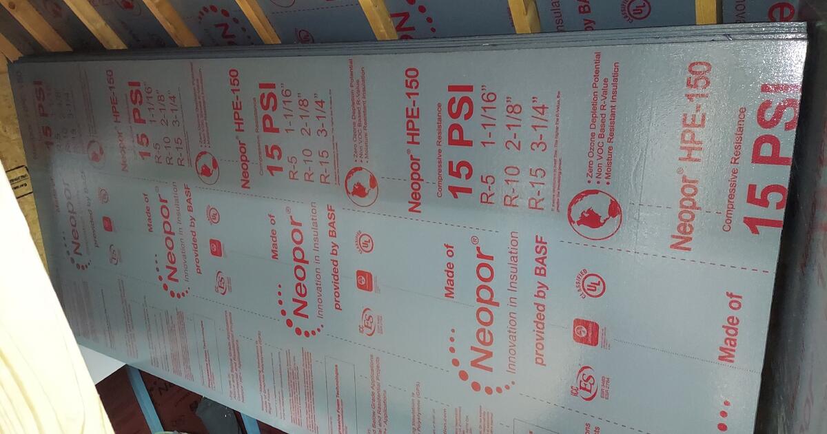 Foam Board Insulation R15 for 150 in Columbus, OH For Sale & Free
