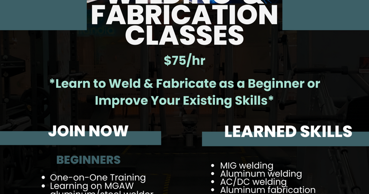 Welding & Fabrication Classes for 75 in Houston, TX For Sale & Free