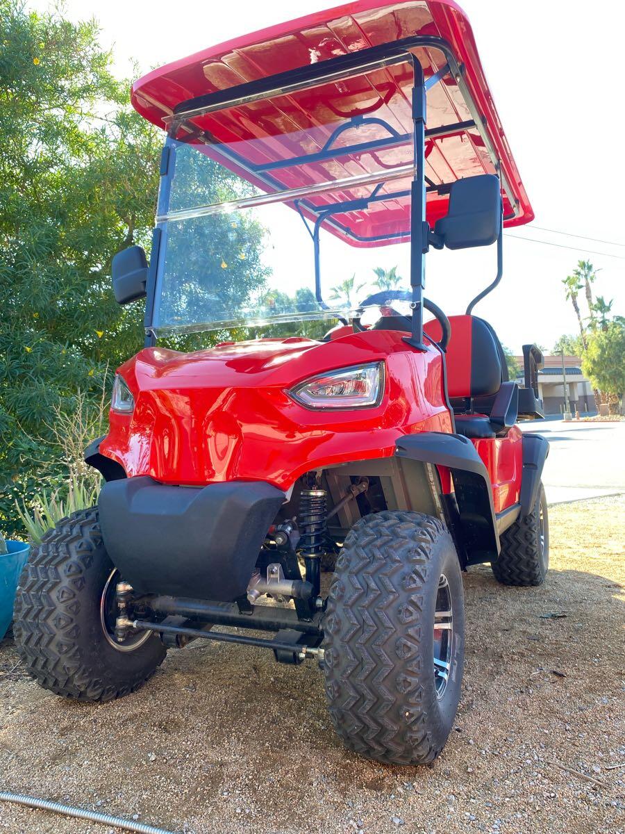 2023 Golfcart 62v EGo Cart, lithium battery android tablet and under