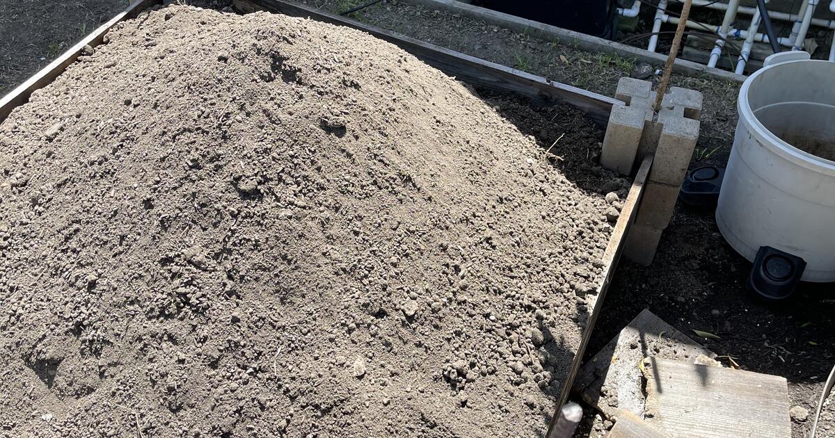 Yards of free clean backyard dirt for Free in San Jose, CA For Sale