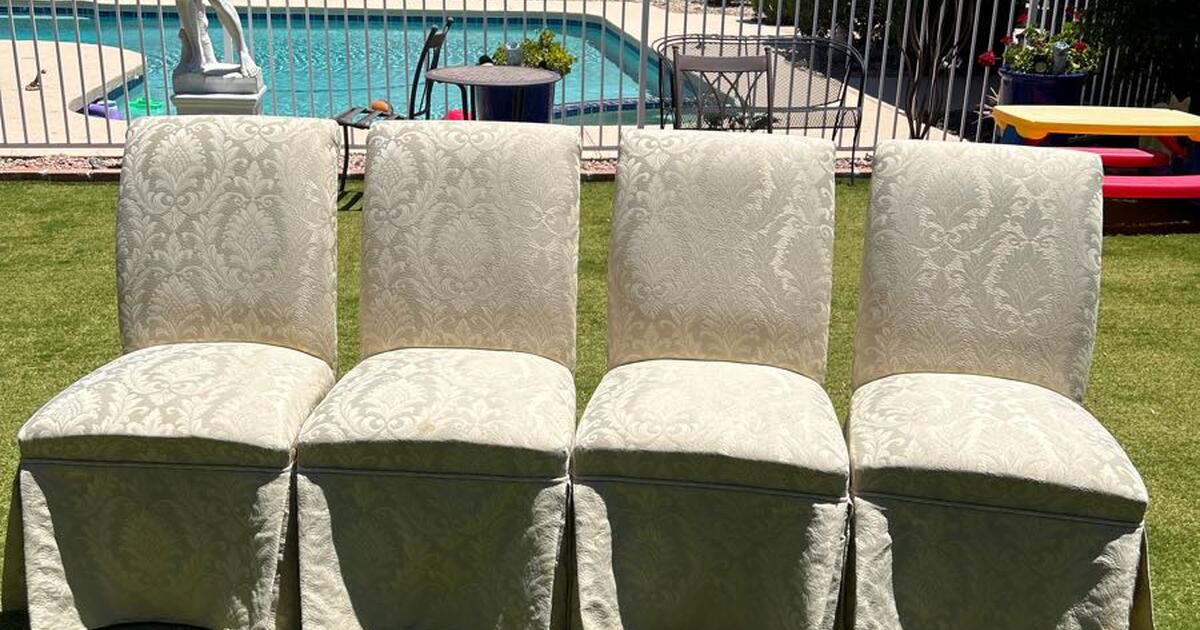 Parson Chairs set of 4 Custom Brocade Upholstery for 100 in Mesa, AZ