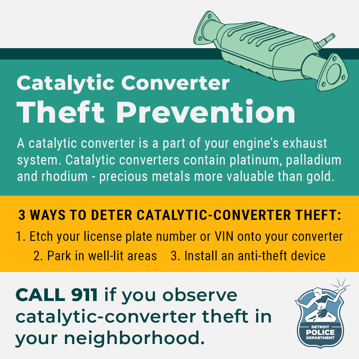 Catalytic Theft Prevention