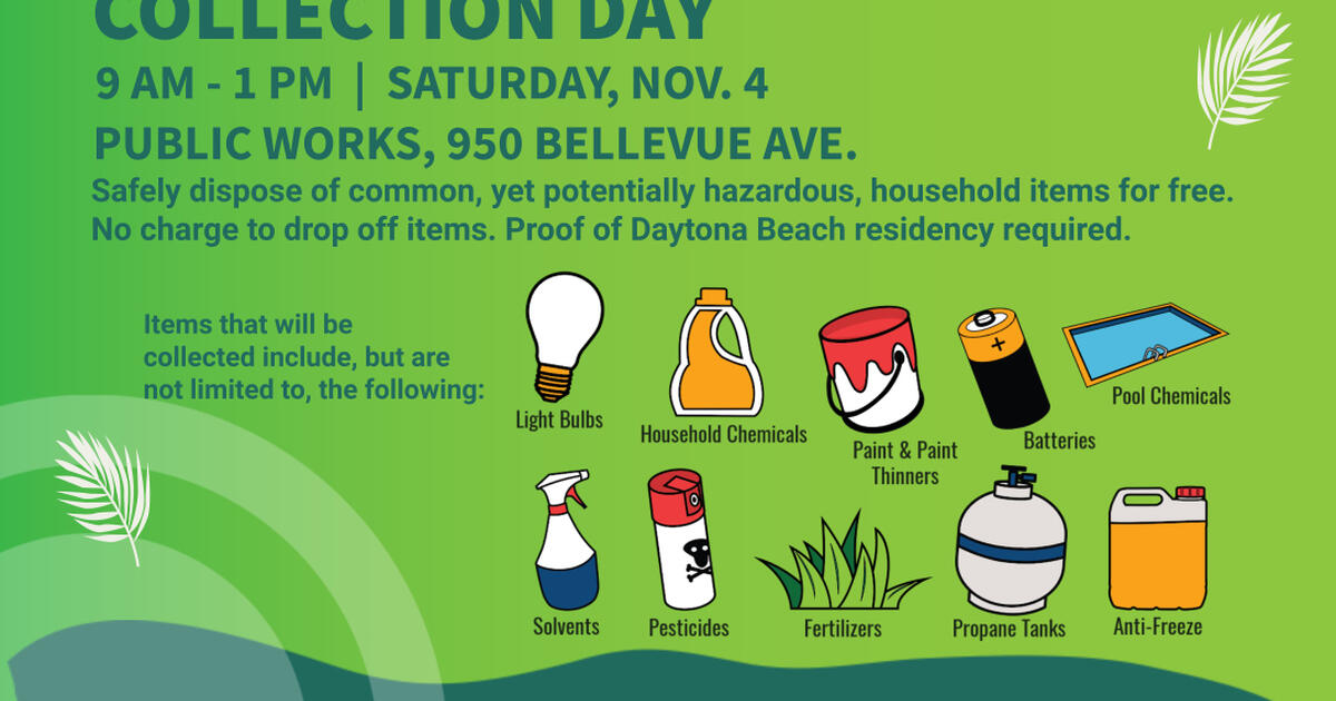 Make sure to clean out your garage and bring any unwanted household