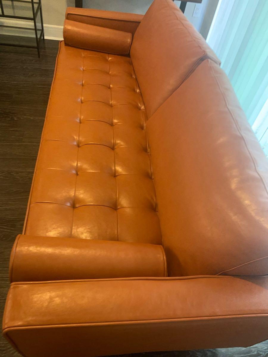 84” Leather Sofa for 850 in Houston, TX For Sale & Free — Nextdoor
