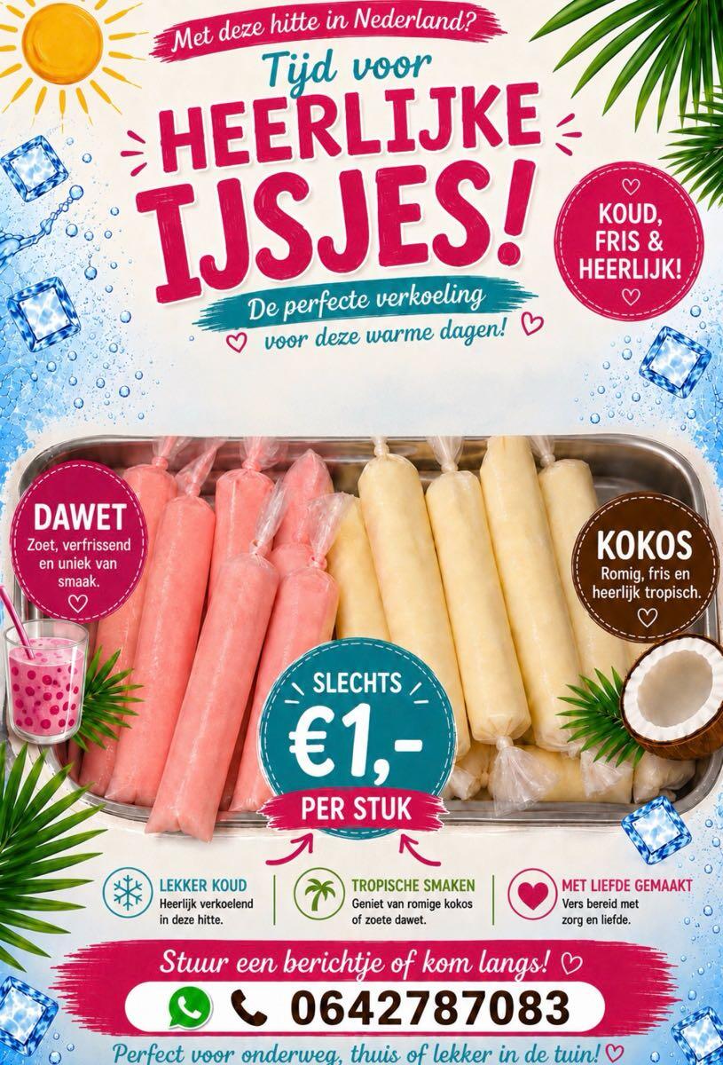 🍦 Nog een laatste voorraad ijsjes!