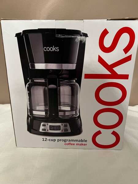 Cooks 12-Cup Programmable Coffee Maker