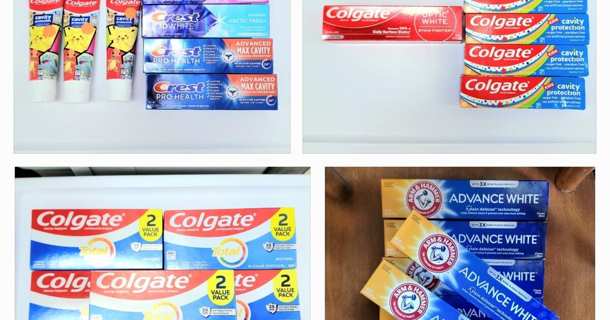 Assorted NEW Toothpaste At Stock Up Prices for $5 in Camarillo, CA ...