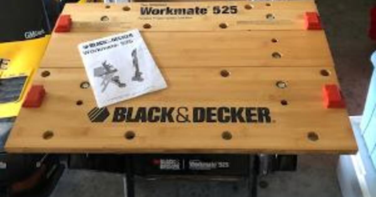 Black And Decker Workmate 525 Portable Workbench With Wheels