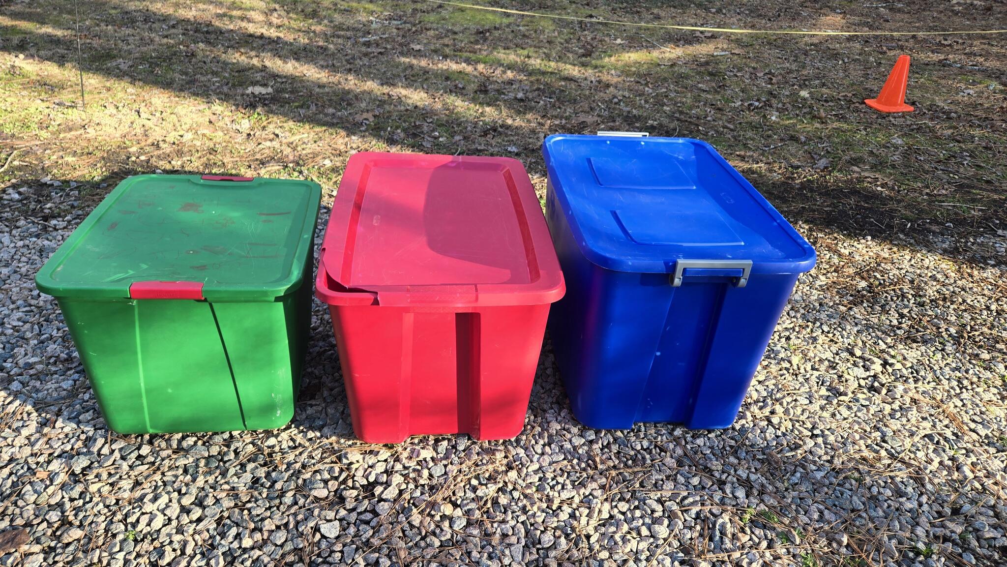 3 Storage Bins