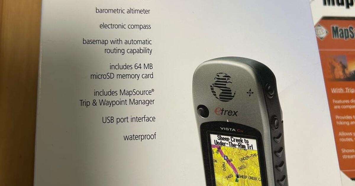 garmin-etrex-vista-cx-gps-tracker-for-free-in-birmingham-mi-for-sale