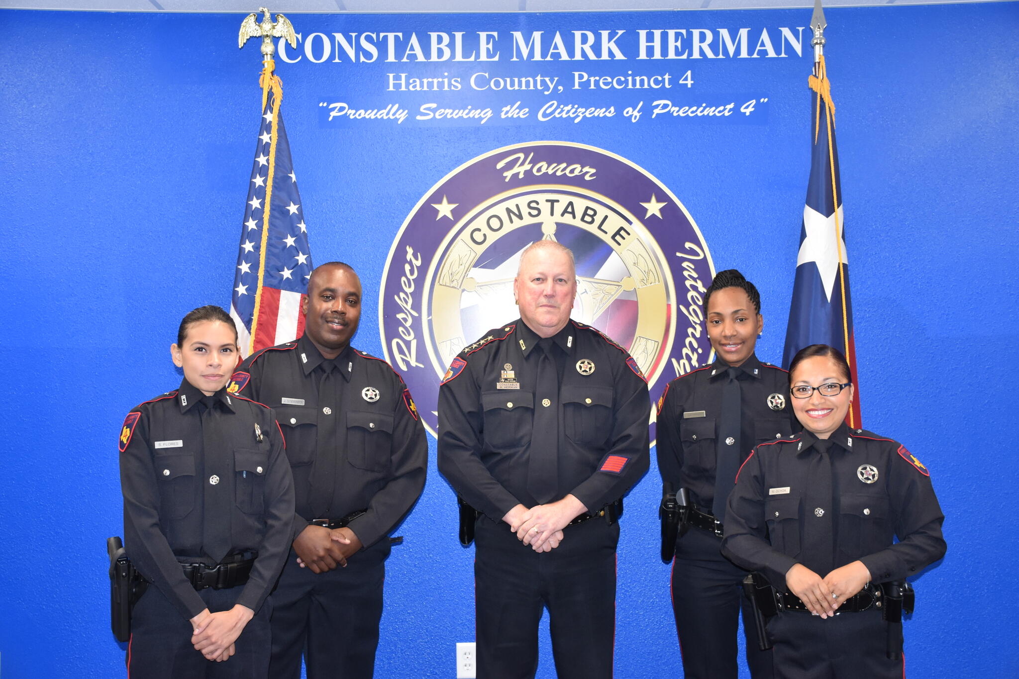 CONSTABLE HERMAN HIRES FOUR NEW DEPUTIES (Harris County Constable