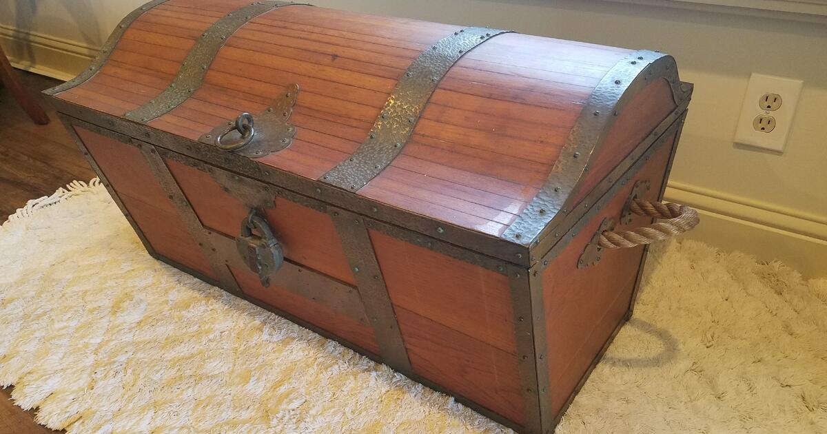 Wooden Storage "Treasure" Chest for 175 in Greensboro, GA For Sale