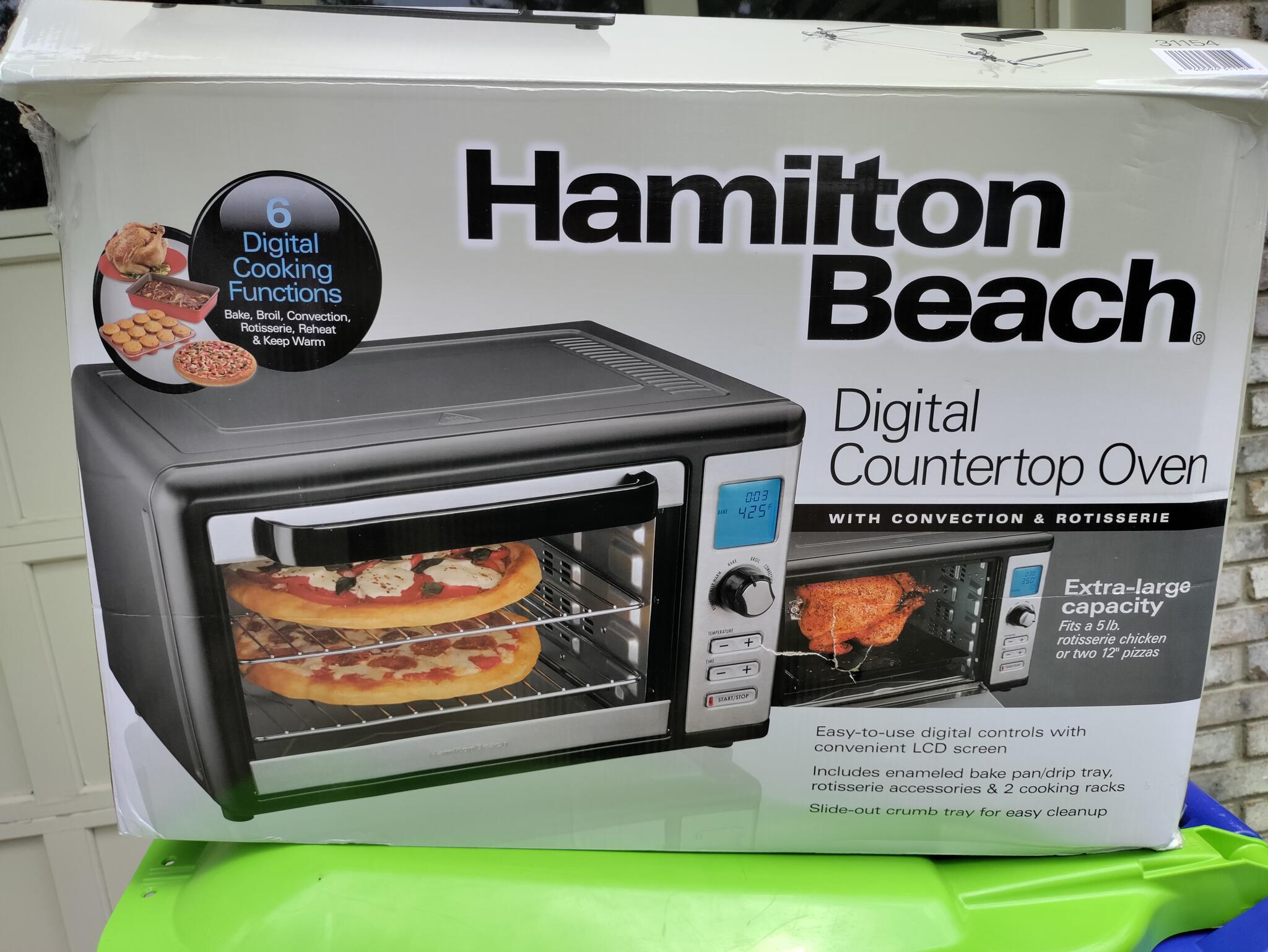 Digital Countertop Oven with Convection and Rotisserie - 31154