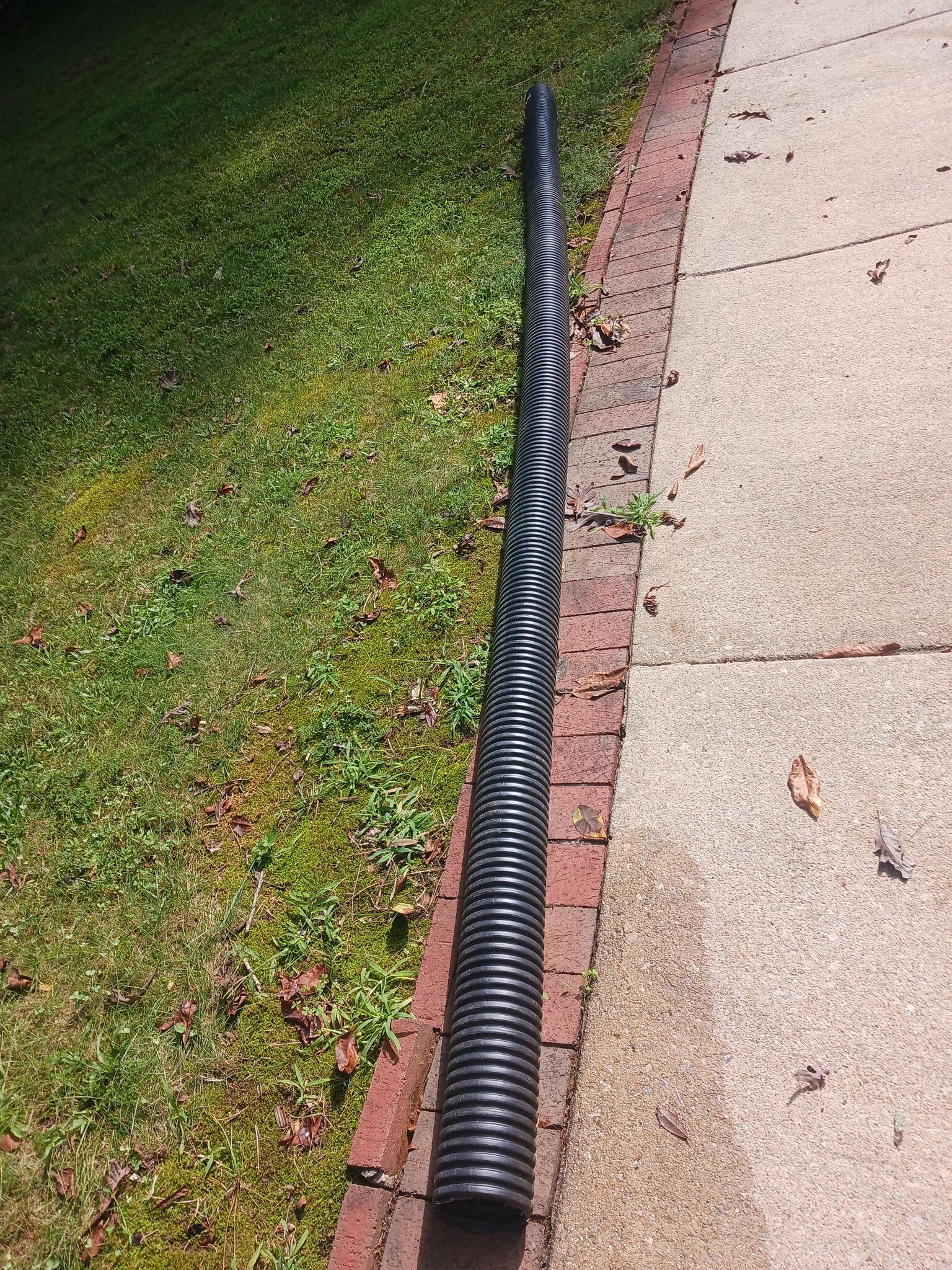 Black Corrugated Drain Pipe