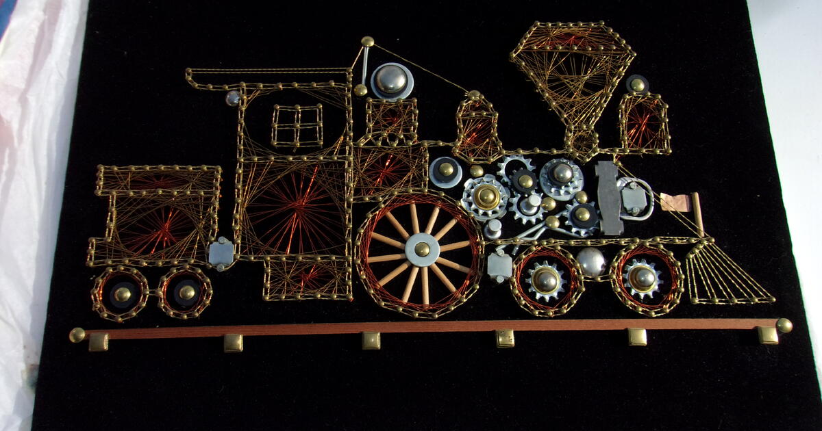 String Art - Train Engine for $50 in Raleigh, NC | For Sale & Free ...