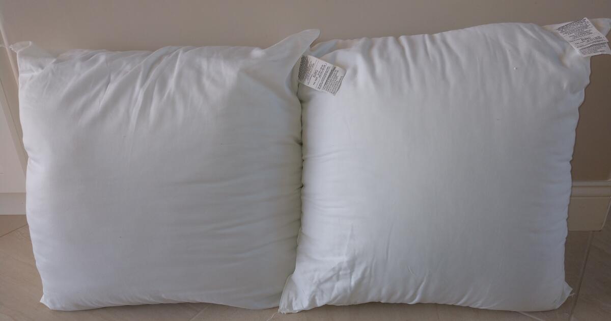 Euro shams pillows, 26 x 26, 100 new polyester fibers, Louisville