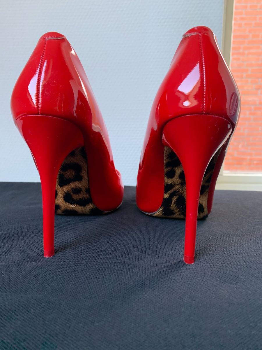 Rode Lak Pumps Met Panterprint Zool Voor 15 € In Lansingerl\u0026, ZH |  Gratis/Te Koop — Nextdoor