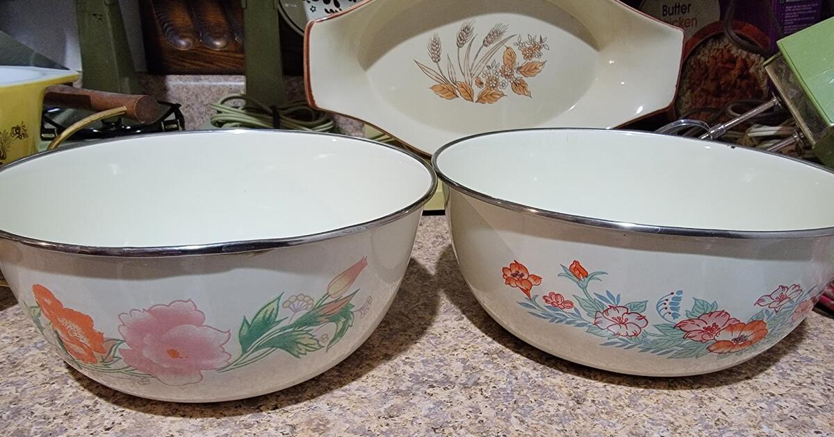 Vintage Italian Porcelain Cookware Japanese bakeware baking dish mixing