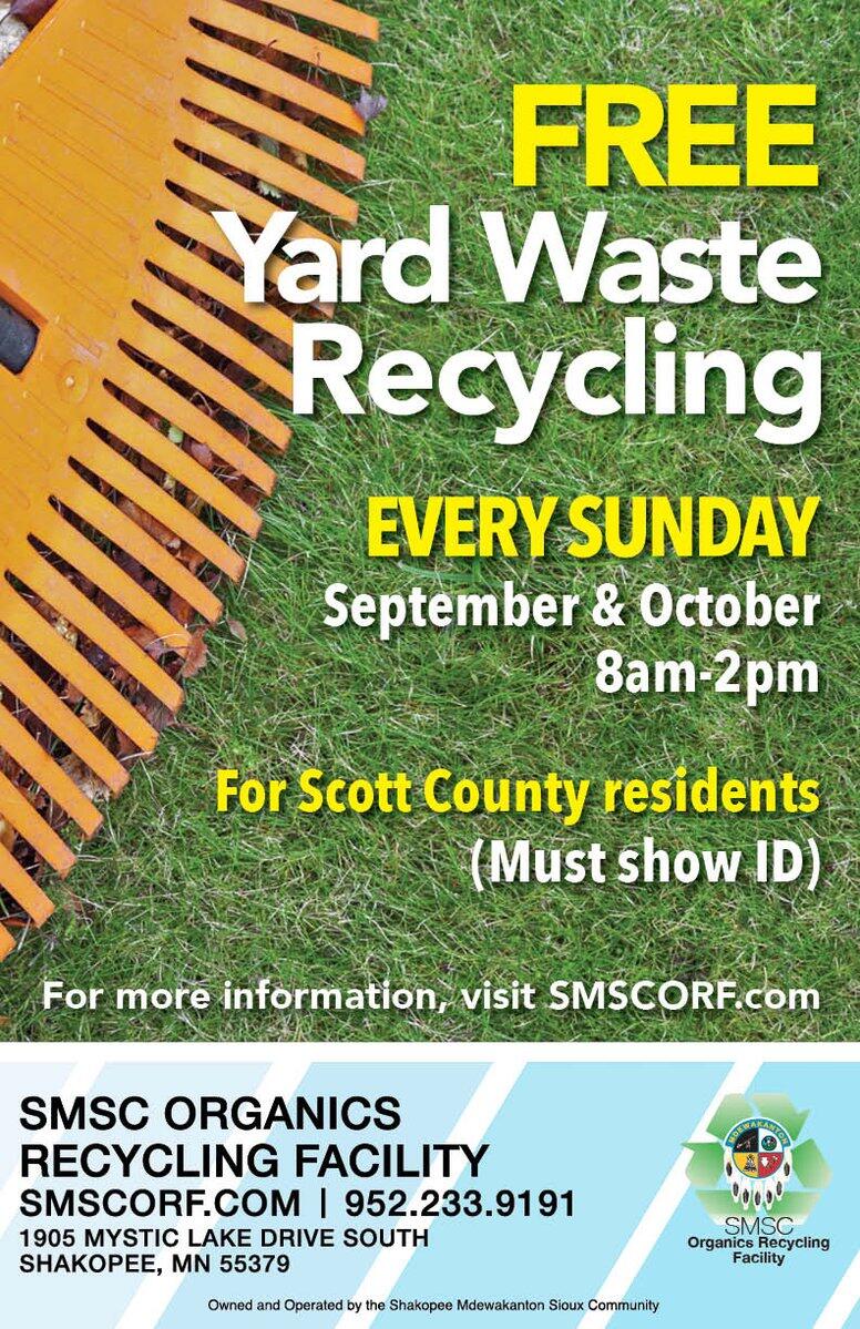 Sunday is last day for free yard waste drop off at ORF (City of